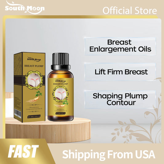 South Moon Breast Plumper Oil Lift Firm Breast Enhance Fullness Shaping Plump Contour Improve Elasticity Breast Enlargement Oils