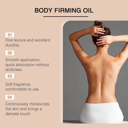Jaysuing 100ml Firming Body Oil Magic Luxury Moisturizing Glowing Skin Massage Tighten Body Curves Lifting Nourishing Body Oil