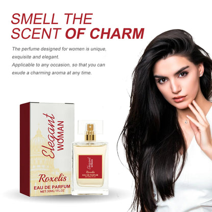 ROXELIS 30ml Elegant Women Eau De Parfum Long-Lasting Atomizer for Women Floral Fragrance Cologne Niche  Sophisticated