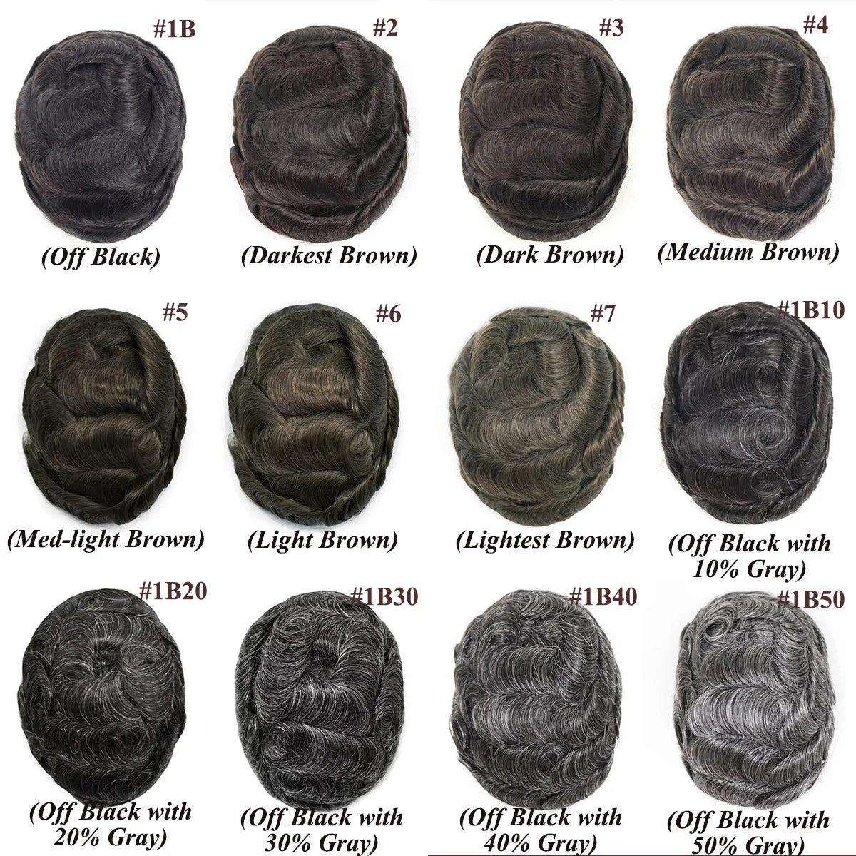 Single Knots Ultra-Thin Skin Toupee for Men Male Hair Prosthesis Premier Toupee Men's Wig 100% Human Hair Replacement System