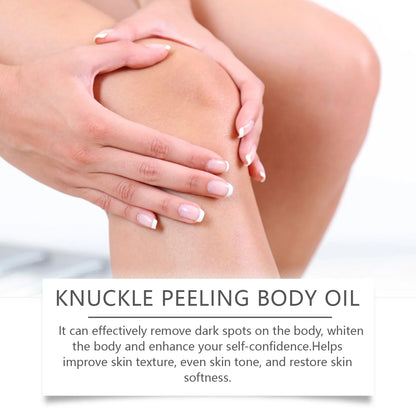Ouhoe 125ml Body Whitening Essence Oil Deep Moisturizing Armpits Knees Knuckle Joint Peeling Lighten Dark Skin Body Care Essence
