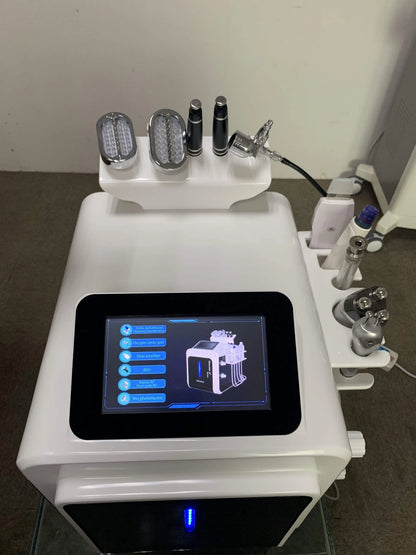 10 in 1 Multifunction Hydro Dermabrasion Cold Hammer Diamond Dermabrasion Oxygen spray dead skin Remove SPA Beauty Salon Device
