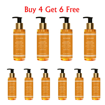 JAYSUING 100ml Luxury Shower Oil Exfoliator Moisturizing Skin Repairing Brighten Body Wash Skin Exfoliating Dirt Shower Oil