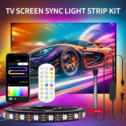 LED black light WS2812 Camera Ambient Strip Light Immersion Led Color Strip LED Light For Inch Tv Pc Led RGB Tape Screen 5V LED