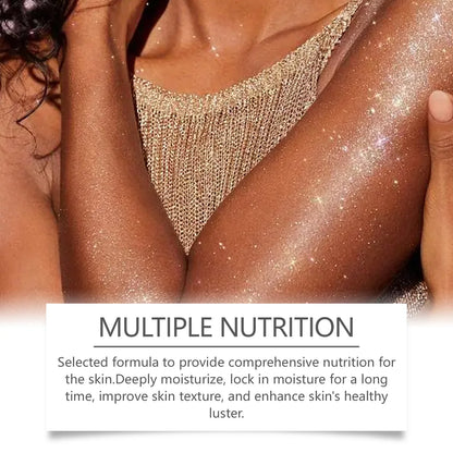 Oceaura 100ml Shimmering Body Oil for Daily Moisturizing Nourishing Glowing Skin Care Sparkling Massage Brighten Body Care