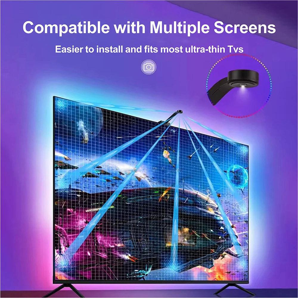 LED black light WS2812 Camera Ambient Strip Light Immersion Led Color Strip LED Light For Inch Tv Pc Led RGB Tape Screen 5V LED