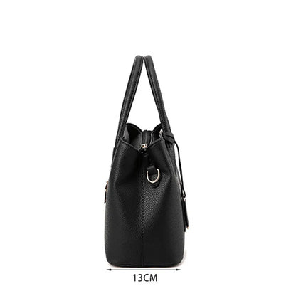 Women Solid Color Handbag Elegant Leather Large Capacity Messenger Pack For Women 2023 New Handbags For Women Daily Shoulder Bag