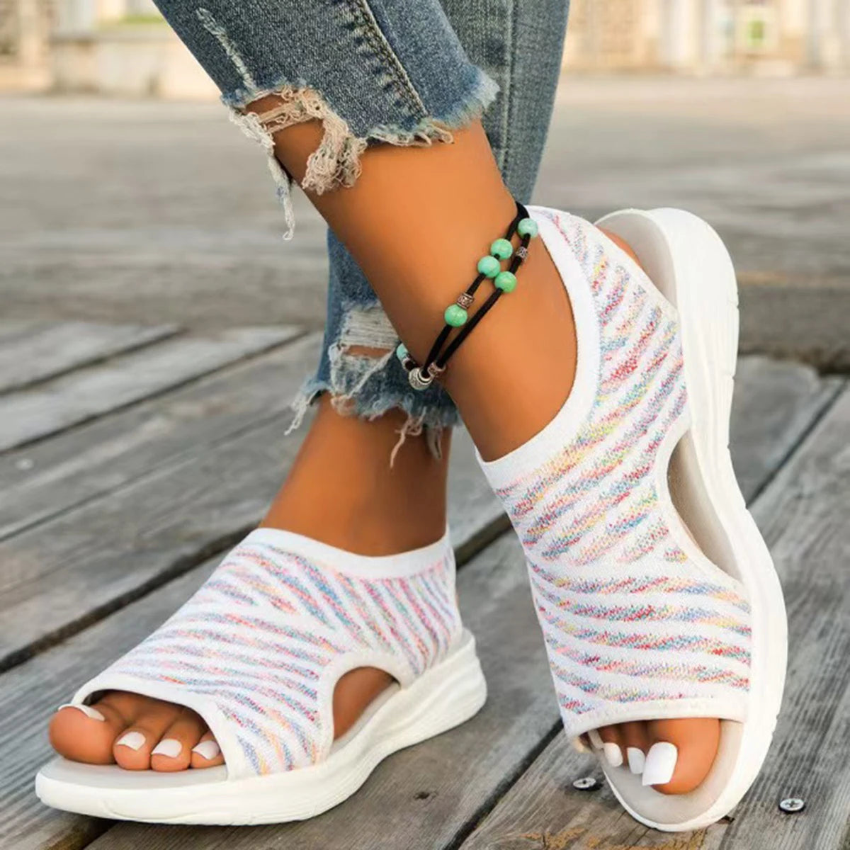 Women Dress Shoes Low Heel Wedges Shoes For Women Sandals With Arch Support Comfortable Sandals Women Flip Sandals Woman Luxury