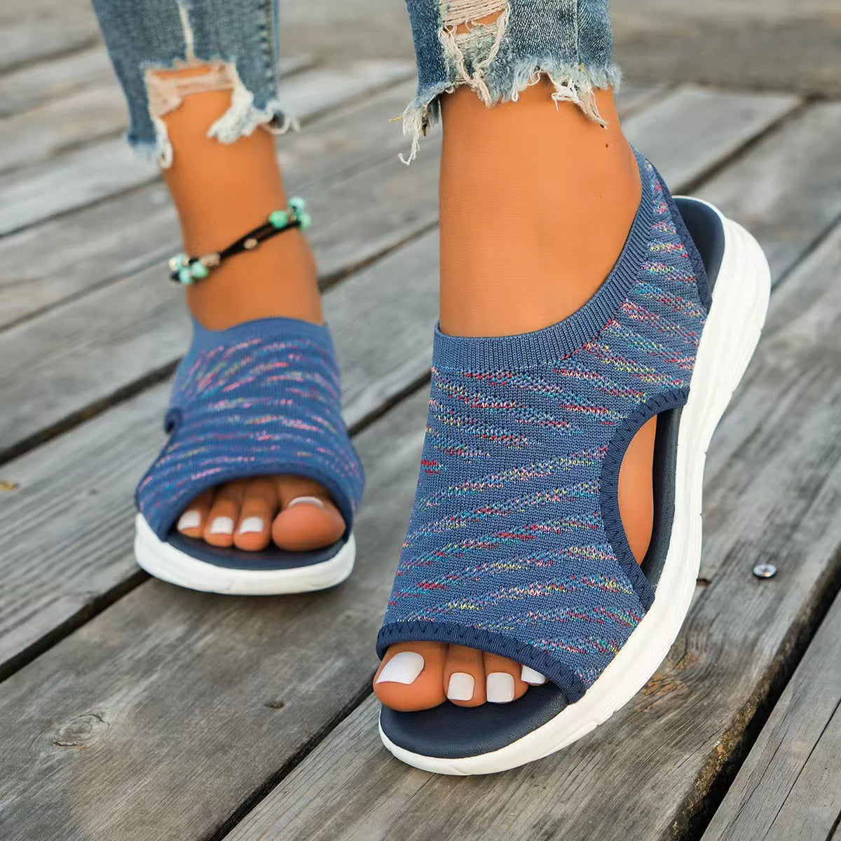 Women Dress Shoes Low Heel Wedges Shoes For Women Sandals With Arch Support Comfortable Sandals Women Flip Sandals Woman Luxury