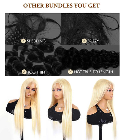 613 HD Lace Frontal Wig 13X6 Straight 100% Human Hair Wigs 40 50 Inch 13x5 Colored Blonde Lace Front Pre Plucked Human Hair Wig
