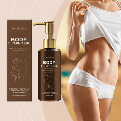 Jaysuing 100ml Firming Body Oil Magic Luxury Moisturizing Glowing Skin Massage Tighten Body Curves Lifting Nourishing Body Oil
