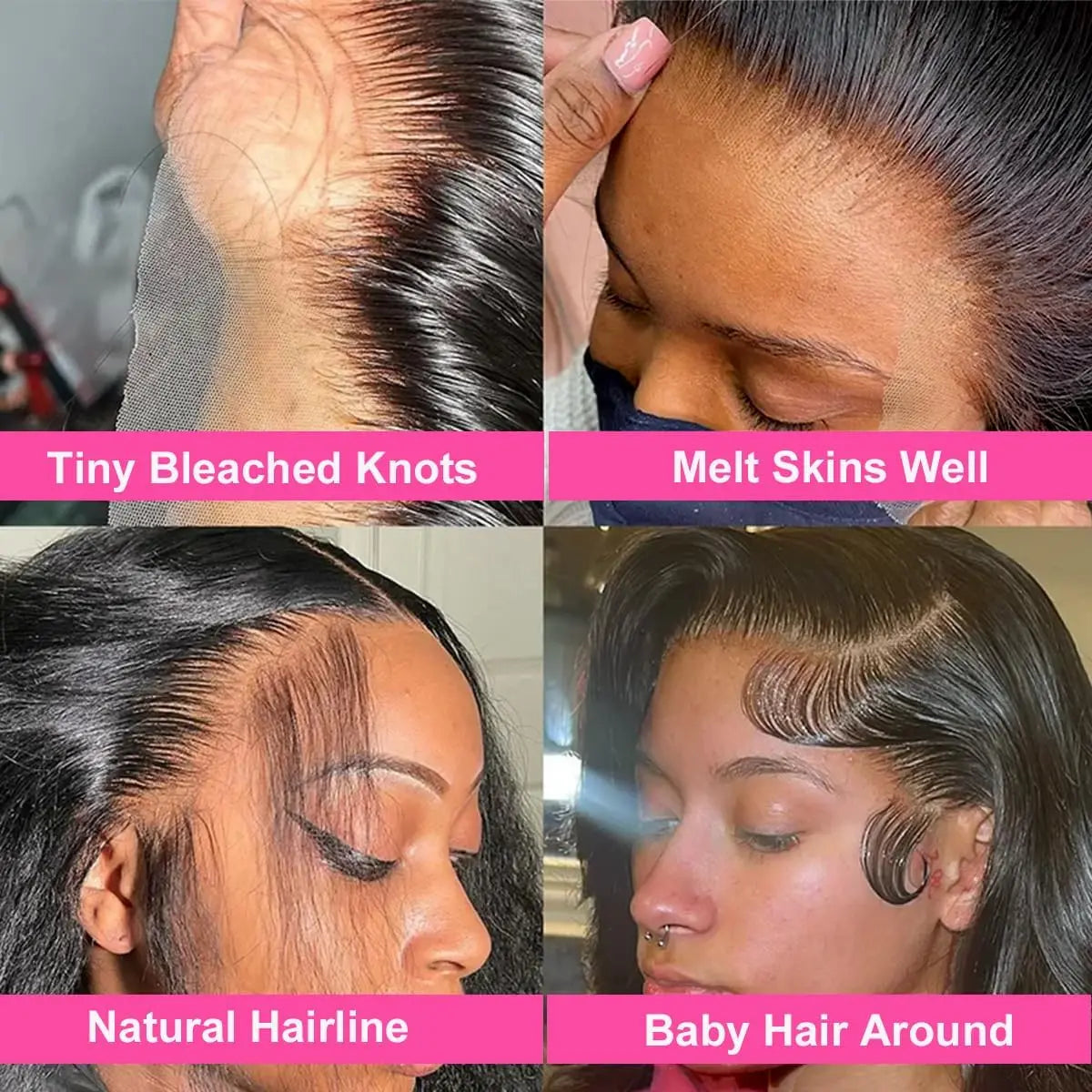 Short Bob Wigs Brazilian Body Loose Wave Human Hair 13x4 Lace Front Wigs Human Hair Pre Plucked 4x4 Lace Closure Short Bob Wigs