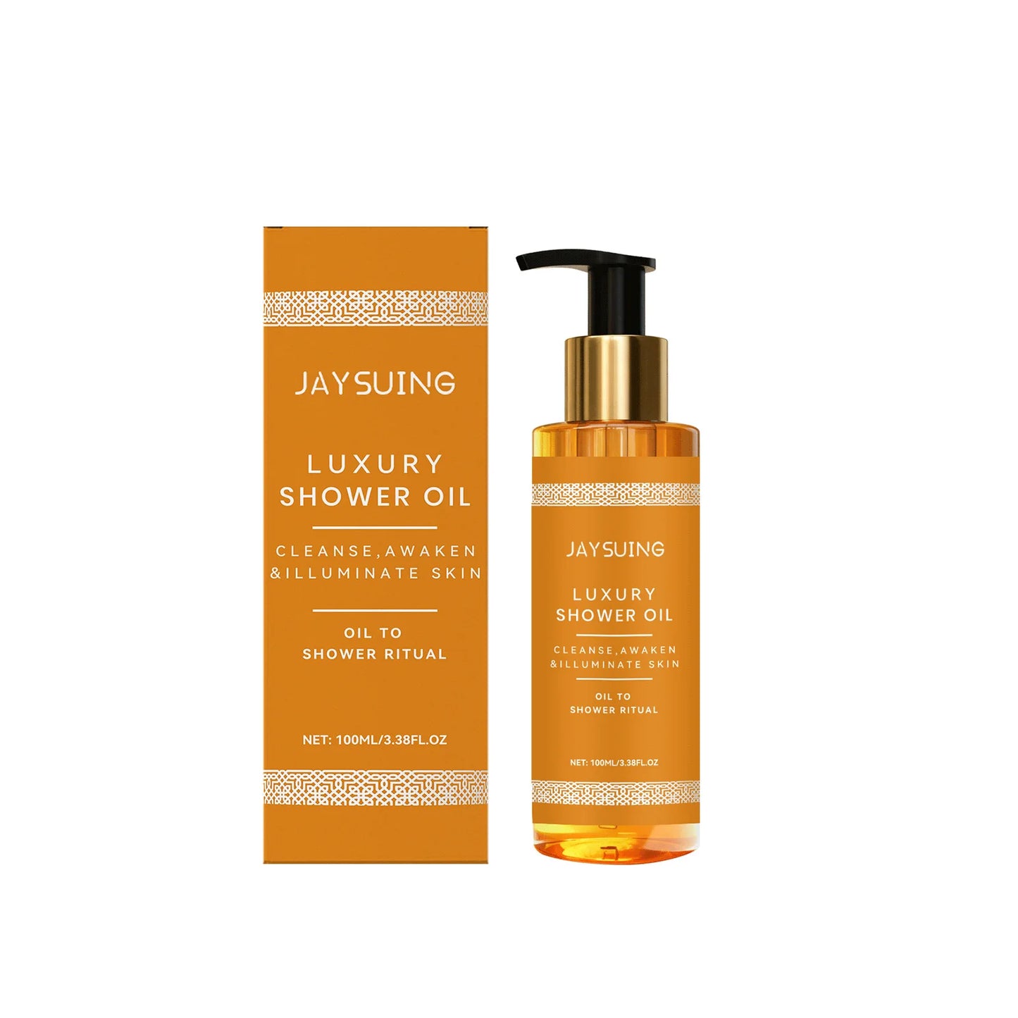 JAYSUING 100ml Luxury Shower Oil Exfoliator Moisturizing Skin Repairing Brighten Body Wash Skin Exfoliating Dirt Shower Oil