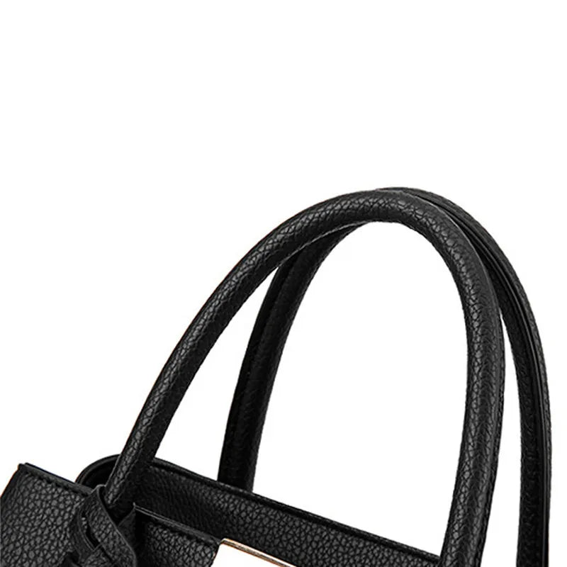 Women Solid Color Handbag Elegant Leather Large Capacity Messenger Pack For Women 2023 New Handbags For Women Daily Shoulder Bag