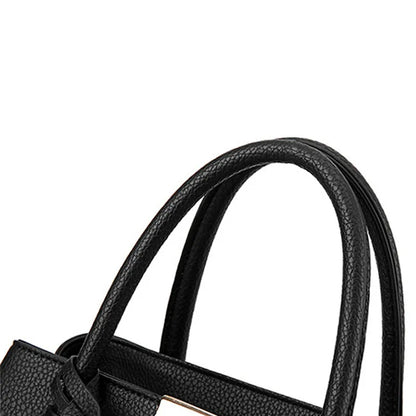 Women Solid Color Handbag Elegant Leather Large Capacity Messenger Pack For Women 2023 New Handbags For Women Daily Shoulder Bag
