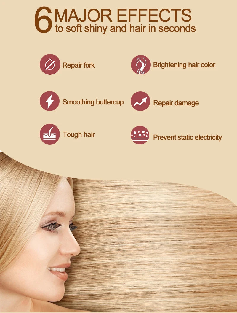 PURC Argan Oil Hair Mask Repair Damaged Frizz Masks Nourishing Smoothing Magic Hair Treatment Conditioner Hair Care