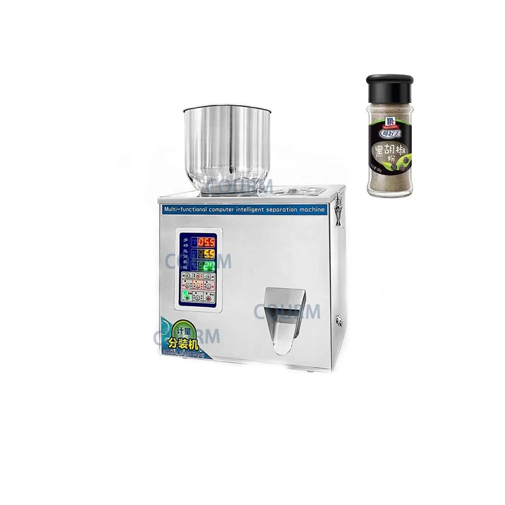 Automatic Rice Spice Powder Coffee Milk Powder Mung Bean Tea Screw Pet Cat Food Cereal Candy Filling and Packaging Machine