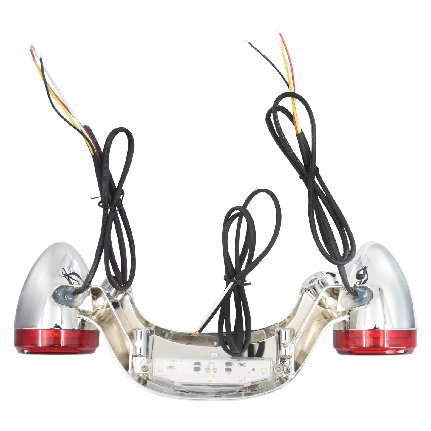 Motorcycle Rear LED Turn Signal Brake Light Bar License Plate Lamp for Harley Touring Electra Road Street Glide FLHX 2010-2021