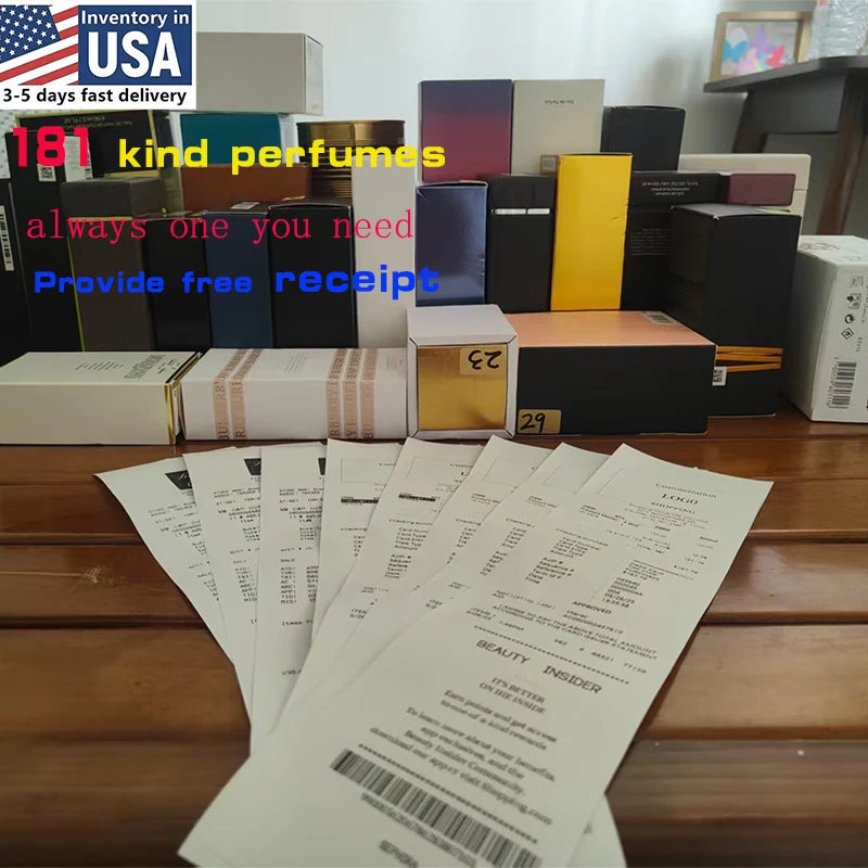 USA in Stock 3-5 Days Delivery Perfumes with Free Receipt Wholesale Long-Lasting Body Spray Fragrance Exquisite Perfumes Cologne