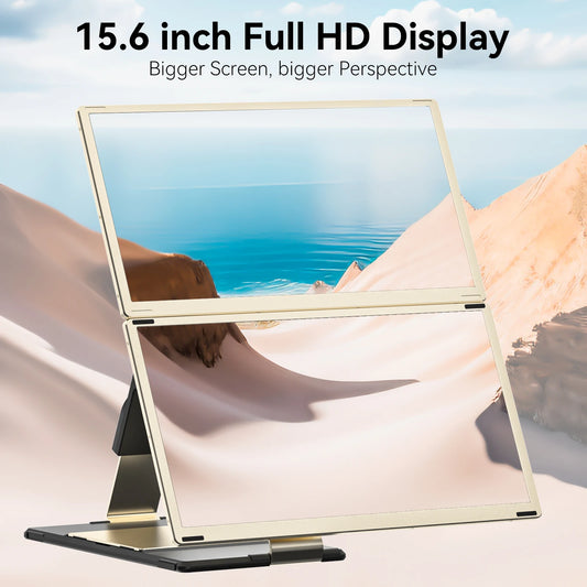 OEM Laptop Screen Extender S6 Dual Portable Monitors IPS Full HD 1080 Portable Extender Monitor Triple Display for Laptop