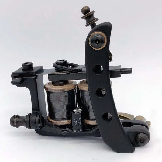 TRUE STAR Newest 10 Wrap Coils Hand-assembled Tattoo Machine Gun For Liner Shader Cast-iron Tattoo Machines