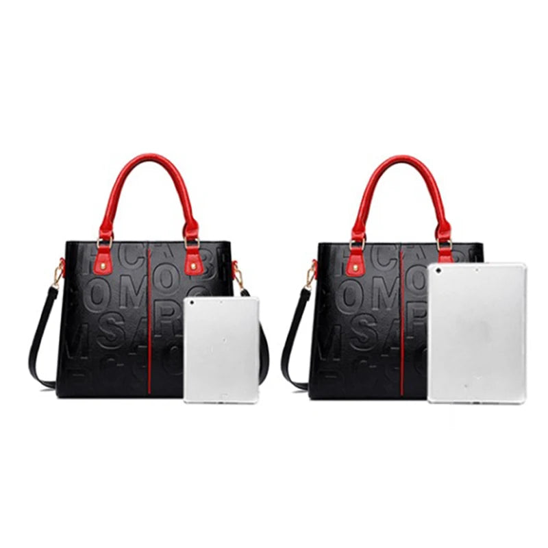 PU Leather Casual Crossbody Bags for Women Ladies Luxury Designer Tote Handbag Female Large Capacity Travel Shoulder Bag Sac