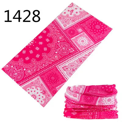 1401-1450 Magic Scarf Outdoor Sports Bicycle Headband Bike Cycling Bandana Neck Tube Warmer Bandanas Scraf Men Hiking Headband