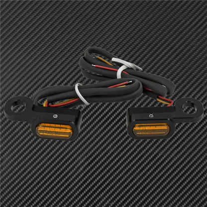 Motorcycle LED E Mark Turn Signal Light Indicator Mini Running Lamp For Harley Softail Touring Sportster XL 883 1200 FLHX Fatboy
