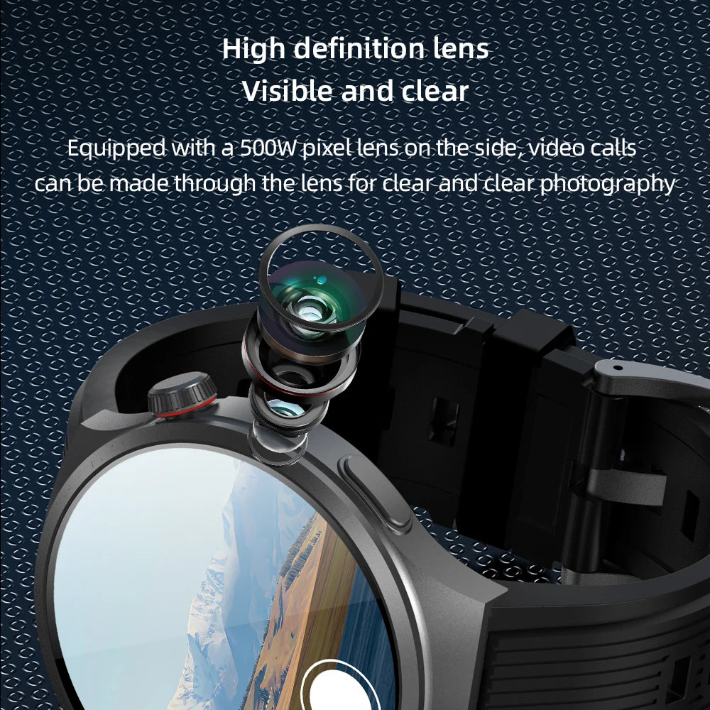 2025 Amoled Luxury VP30 Smartwatch 4G Sim Support Health Watch for Men Smart Watch Nfc Payment Camara Reloj Smart