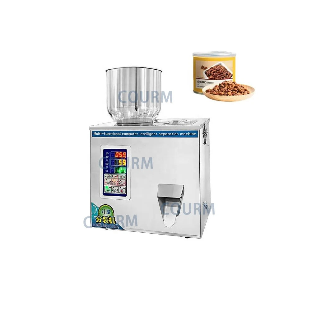 Automatic Rice Spice Powder Coffee Milk Powder Mung Bean Tea Screw Pet Cat Food Cereal Candy Filling and Packaging Machine