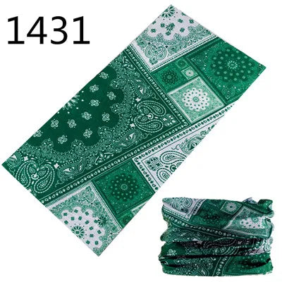 1401-1450 Magic Scarf Outdoor Sports Bicycle Headband Bike Cycling Bandana Neck Tube Warmer Bandanas Scraf Men Hiking Headband
