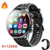 Smart Watch H18 Big Screen 4G 5G Sim Ultra Smart Watch 128GB for Men Long Battery Life Android Camera Smartwatch (2 Straps)