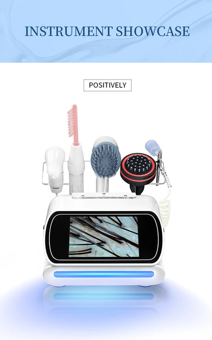 Multifunctional 5 in 1 Portable Deep Cleaning Skin Analyzer Scalp Care Salon Home Use Beauty Equipment Hair