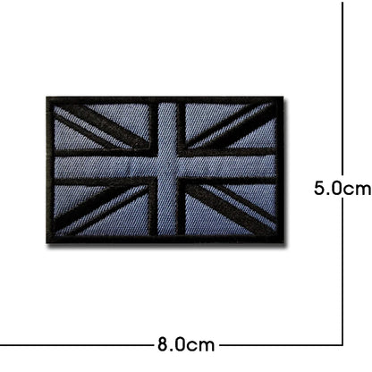 United Kingdom Flag Embroidery ENGLAND Patch PVC hook loop Great Britain National UK GB Flags Patches Embroidered Badges