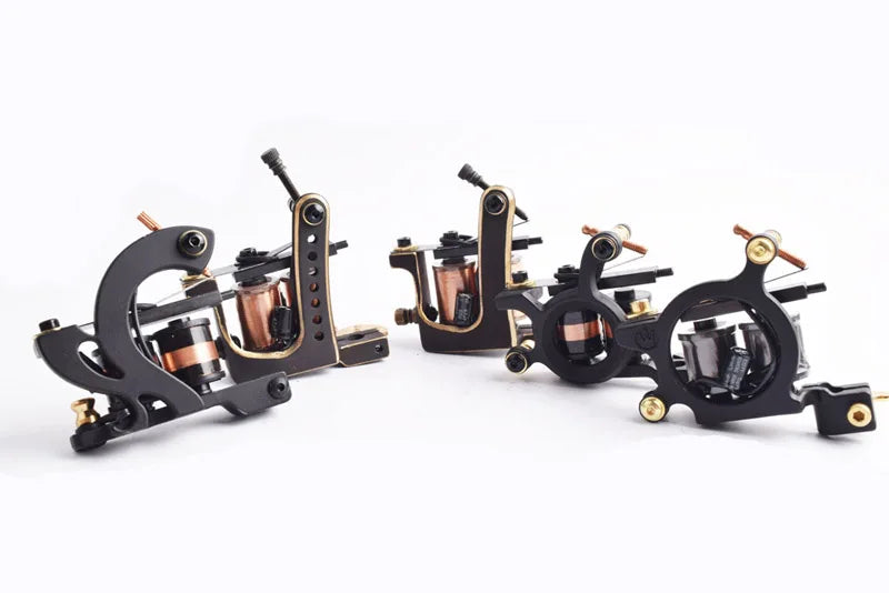 Special Price Handmade Tattoo Gun Wraps Coils Iron Frame Tattoo Machine Liner&Shader Beginner Tatu Gun For Tattoo Artist