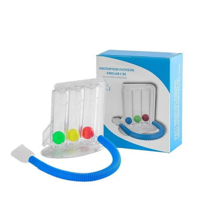 Lung Function Breathing Exerciser 3 Balls Breathing Trainer  Vital Capacity Lung Function Improvement Rehabilitation Equipment