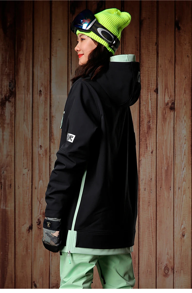 RUNNING RIVER Women ski Snowboarding Hoodie  High Quality Hooded outdoor Sports Snowboard Jacket 1250