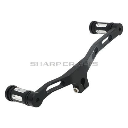 For Harley Dyna Street / Fat Bob Low Rider Super / Wide Glide Motobike CNC Mid-Controls Heel Toe Shifter Lever Shift With Pegs