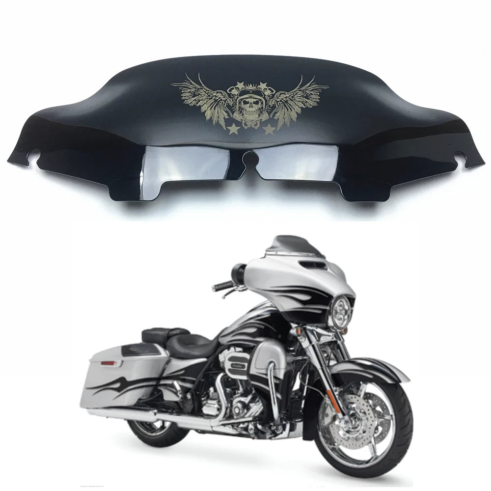 5"/6"/8" Windshield Motorcycle Windscreen for Harley Touring Electra Glide 1996-2013 Fairing Wind Shield Screen Deflectors