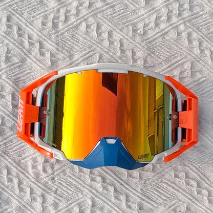 Protective Double Layers Motocross Goggles Brand New LEATT Anti Fog Moto Sunglasses Motorcycle Outdoor Sport Eyewear