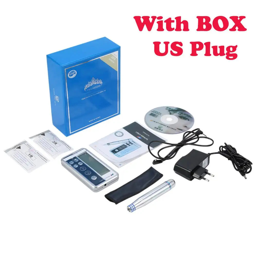 Dermografo Charmant 2/3 Permanent Makeup Machine Kits New Digital Microblading MTS Pen For Eyebrow Lip Eyeliner Liner Shader
