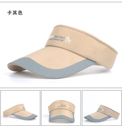 Sport Empty Top Cap  Sun Hats for Women Visor Hat Adjustable Outdoor Cap For man &women