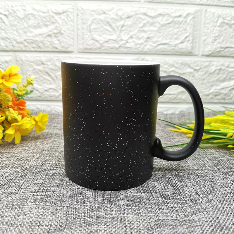 Magic Mug Mysterious Pattern of Surprise Cup BSKT-015 Sublimation Blanks Original Mugs Coffee Cups Color Change Mug Anime Custom