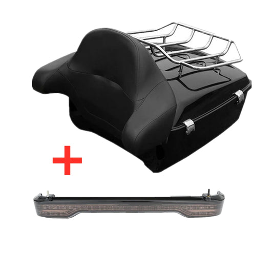 Motorcycle King Trunk W/ Brake Turn Tail Light For Harley  Touring Road King Electra Glide Road Glide 2014-2025