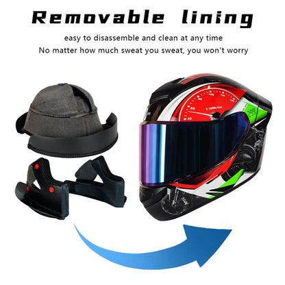 DOT Customized Color Cheap Full Face Motorcycles Helmet with Quick Release Buckle Customizable Logo/package Novel Design Helmets