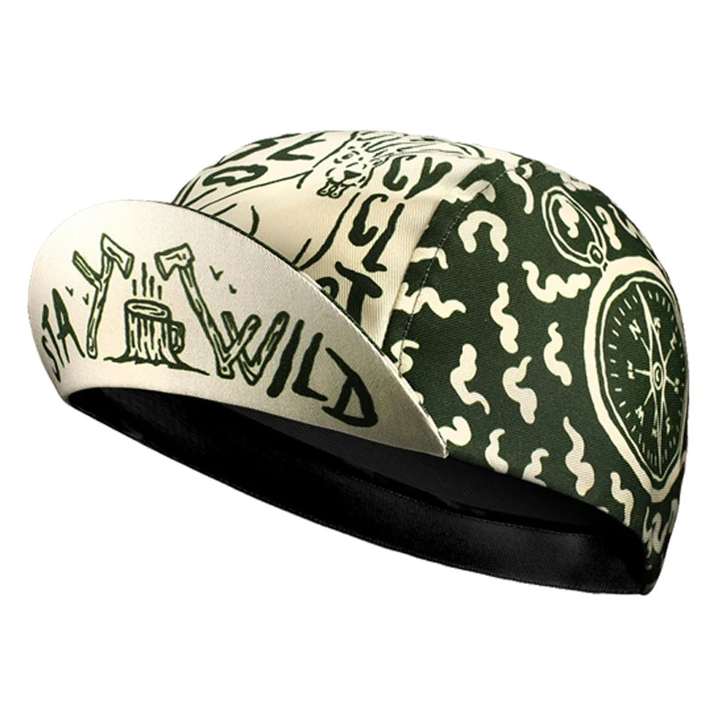 New STAY WILD Cyclist Cycling Caps Messlife Bike Hat LePedalier One Size Fits Most