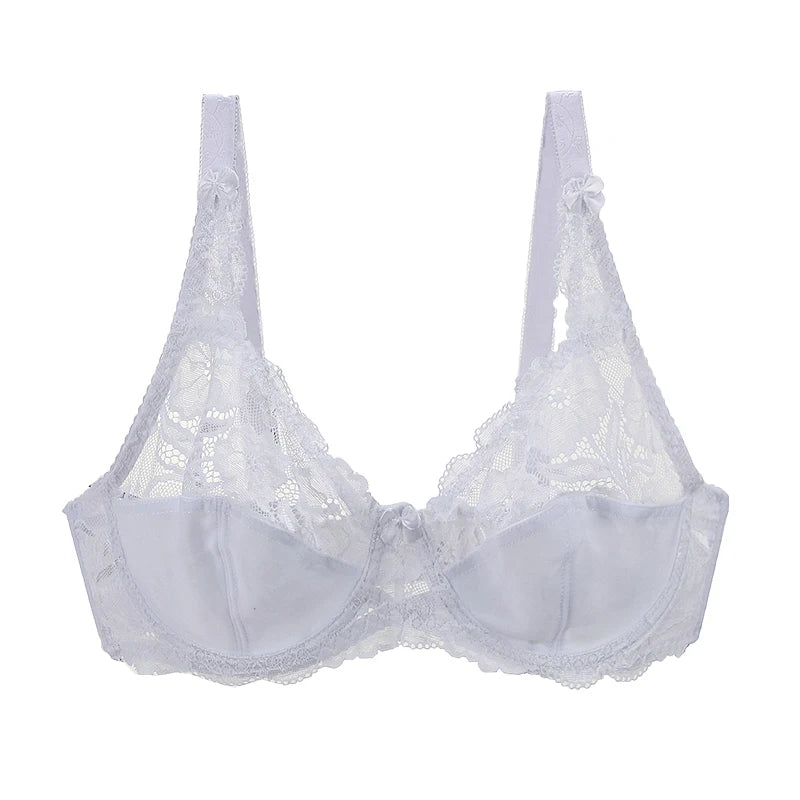 2025 New Large Bras CDE Underwired Non Padded Underwear For Women Ladies Sexy Full Cup Plus Size Female Lingerie