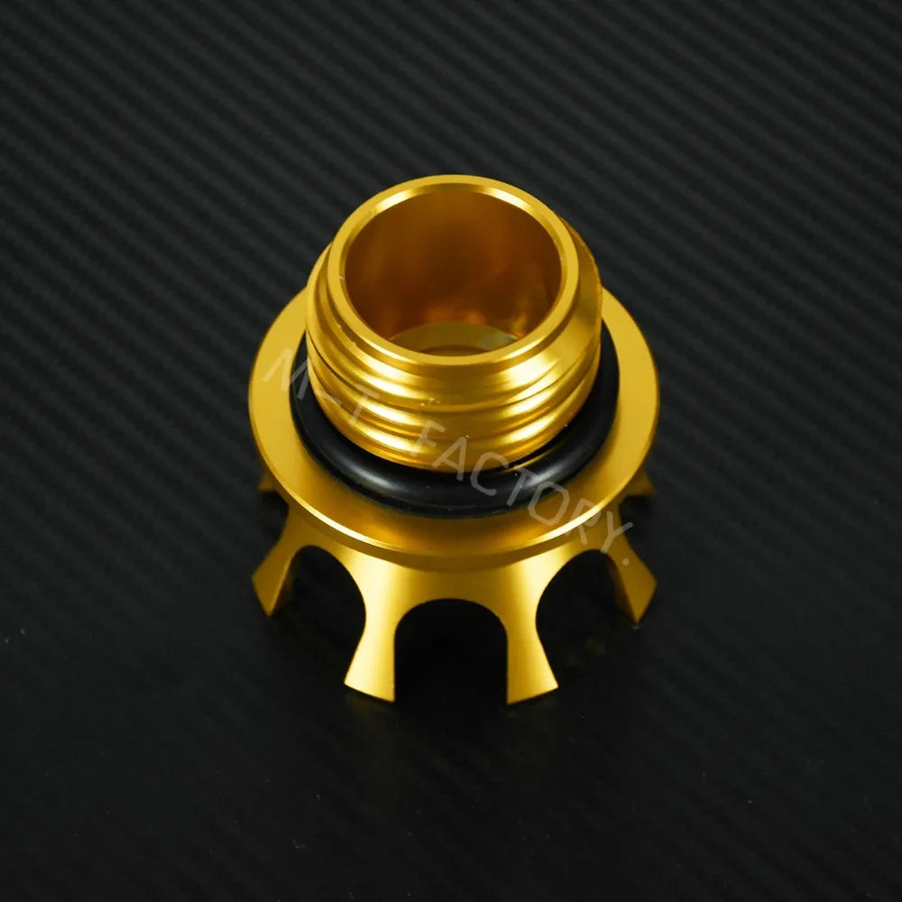 Motorcycle Gas Fuel Tank Cap Crown Style Tank Oil Cover For Harley Touring  Road King FLHR Sportster XL883 Softail Fat Boy Dyna
