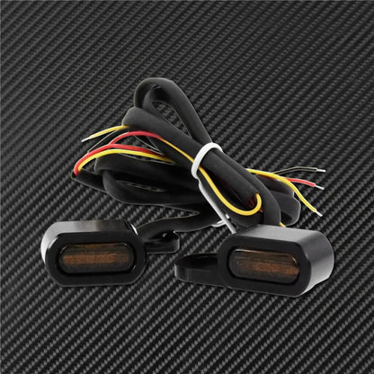 Motorcycle LED E Mark Turn Signal Light Indicator Mini Running Lamp For Harley Softail Touring Sportster XL 883 1200 FLHX Fatboy