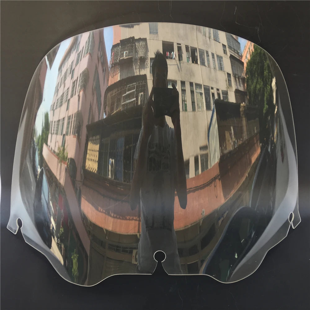 Motorcycle 13" Transparent Windscreen Windscherm Windshield For Harley Touring Street Glide Electra Ultra Classic 1996-2013
